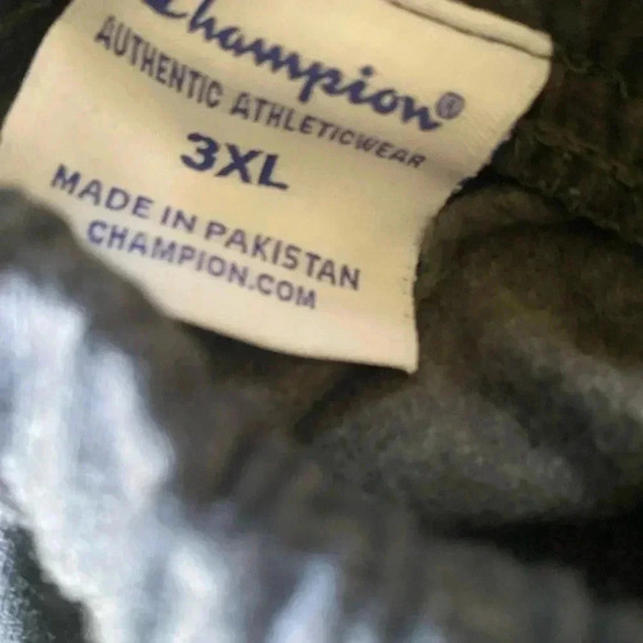Champion Spell Out Granite Heather Gray Sweatpants Sizes 1X - 3X - Picture 11 of 11